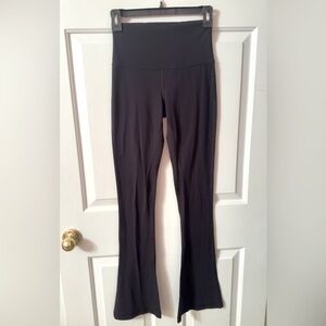 Size 4 Black Lululemon mini-flare leggings
